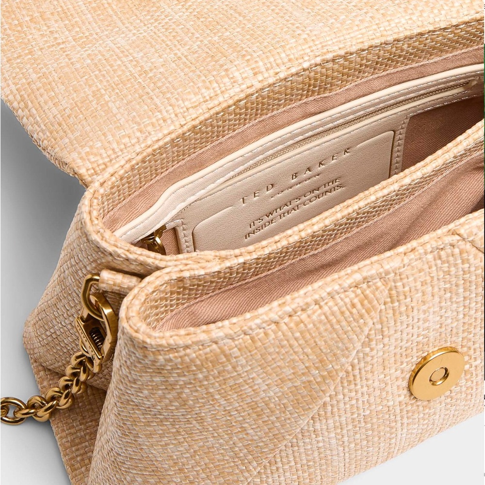 Ted Baker London rosette Gold Chain Shoulder Bag - Picture 4 of 7